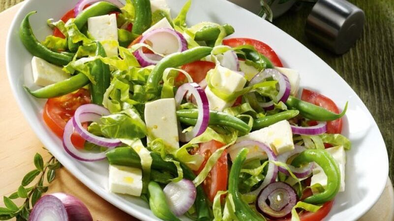 groentesalade om de potentie te vergroten
