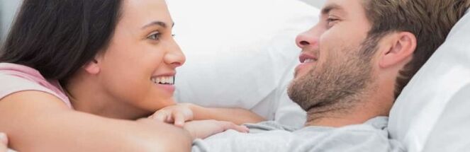 Seksueel actieve man met vrouw