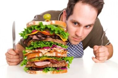 Verhoogde eetlust is een mogelijke bijwerking van hormoontherapie